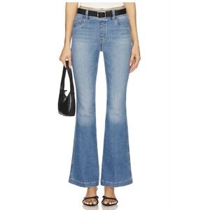 Spanx Shape Jean Women Pull On‎ Flare High Rise Denim Size 1X